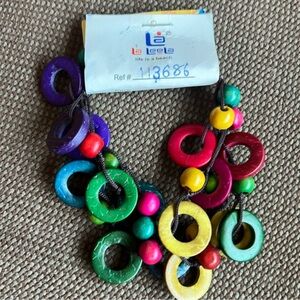 Multi colored necklace